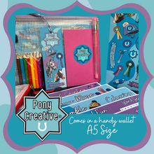 Load image into Gallery viewer, Pony Creative Activity &amp; Accessory Pack with Wallet
