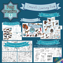 Load image into Gallery viewer, Pony Creative - COMPLETE PACK OF LEARNING PRINTABLES
