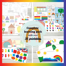 Load image into Gallery viewer, BUMPER pack pre-school learning printables
